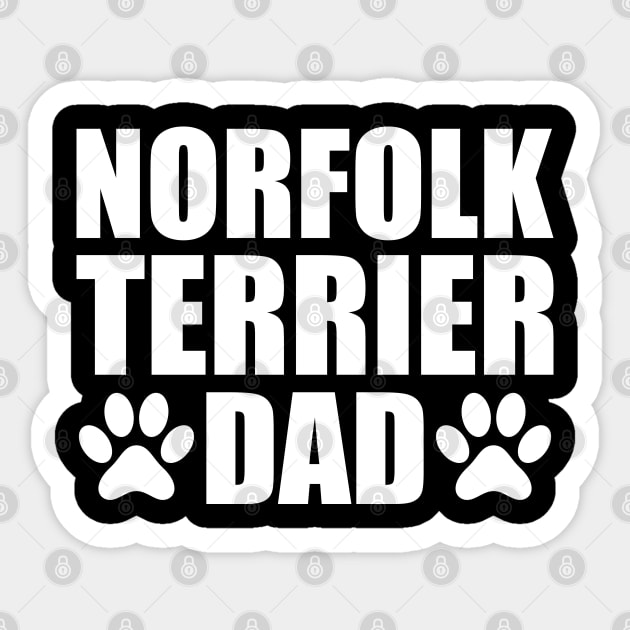 Norfolk Terrier Dog - Norfolk Terrier Dog Lover Sticker by KC Happy Shop